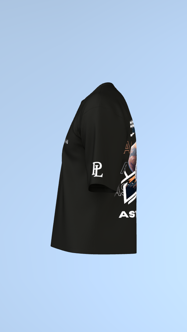 space Galactic Drift Tee' Oversized Tee