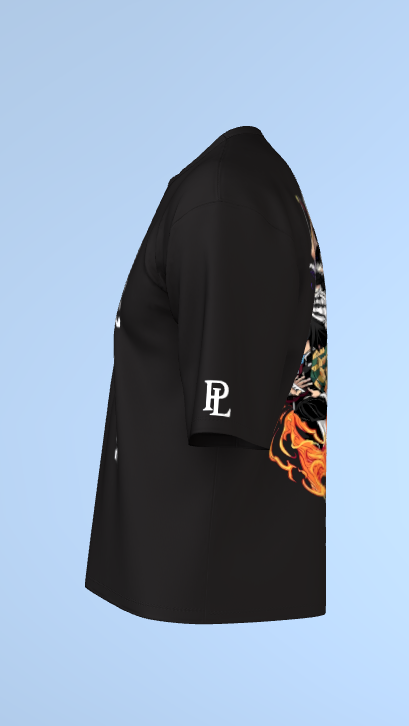 Black Hashira Legends Tee' Oversized Tee