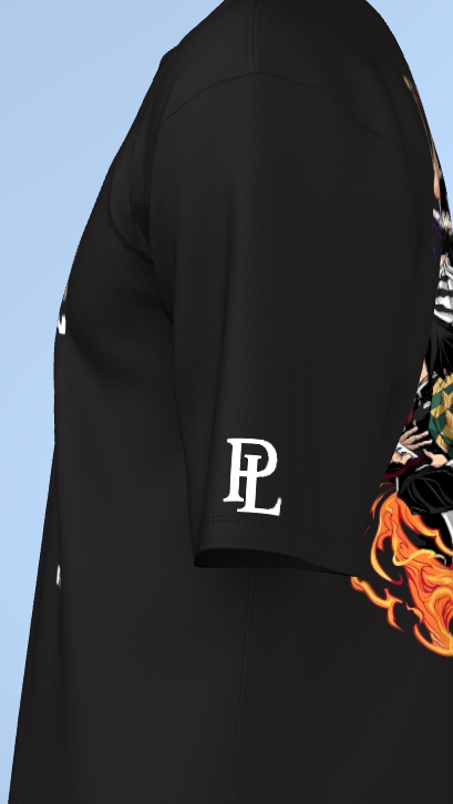 Black Hashira Legends Tee' Oversized Tee