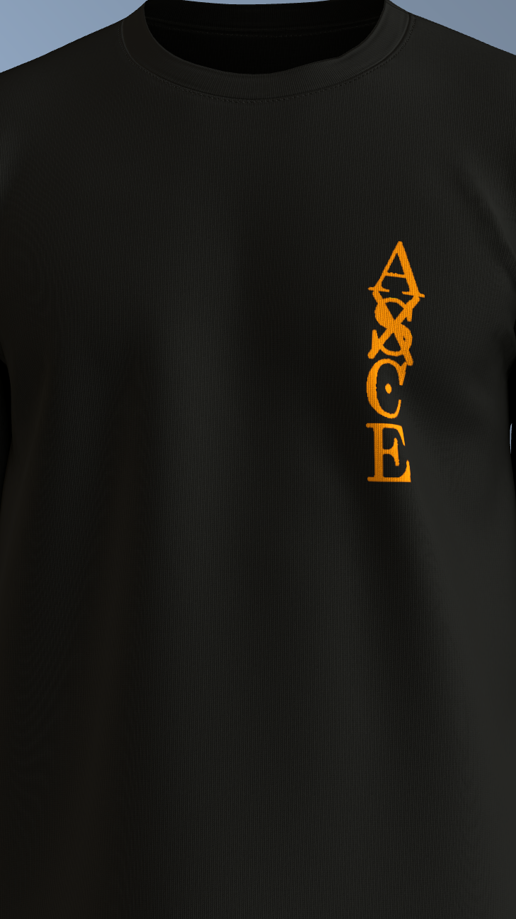 Black Fire Fist Ace Tee' Oversized Tee