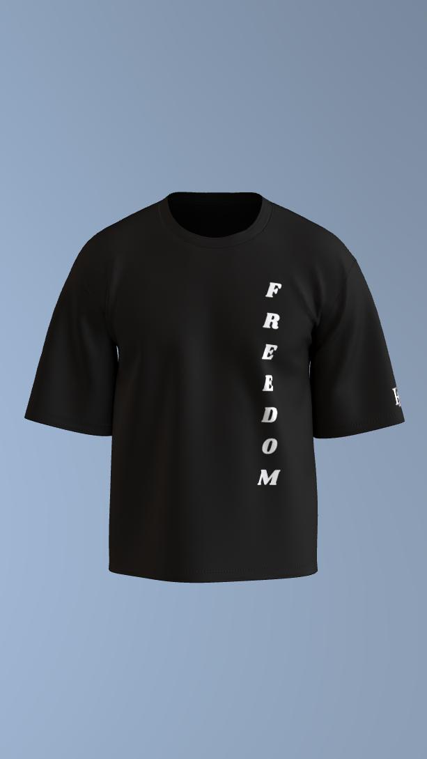 Black Freedom Rebellion'Oversized Tee
