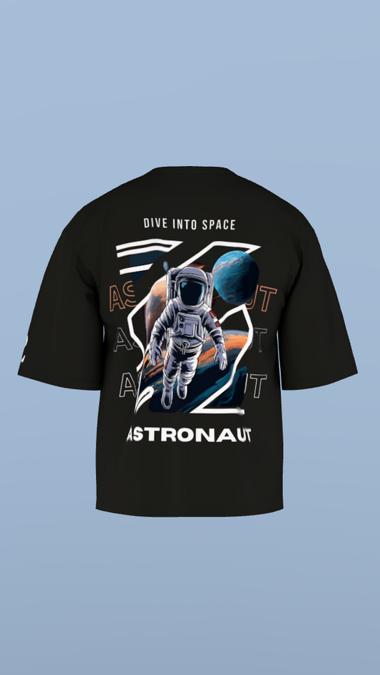 space Galactic Drift Tee' Oversized Tee