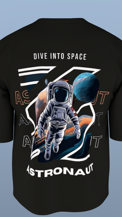 space Galactic Drift Tee' Oversized Tee