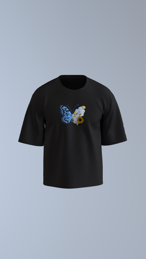 Embrace Change – Oversized Butterfly Tee