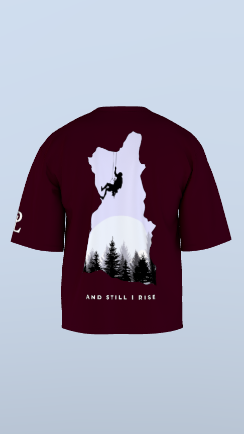 Stay Wild – Forest Barcode Oversized Tee