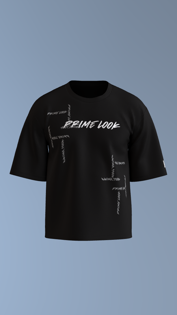 Black Freedom Worldwide Graphic Tee'Oversized Tee