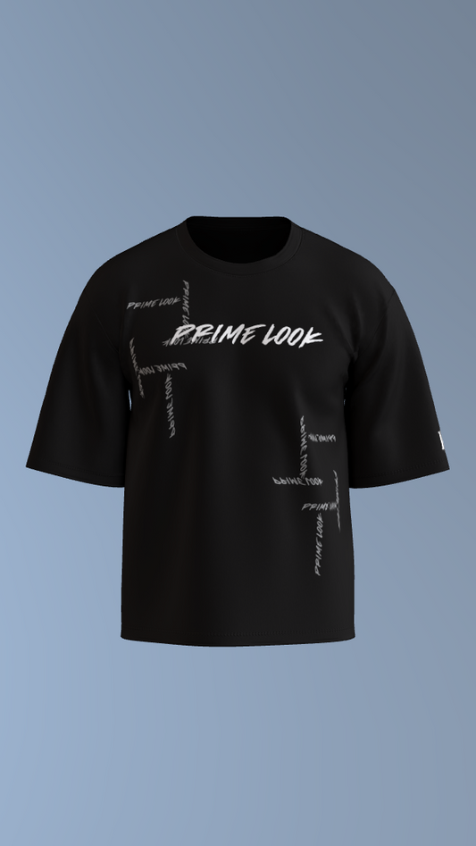 Black Freedom Worldwide Graphic Tee'Oversized Tee