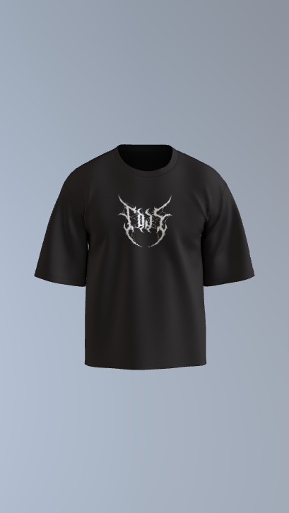 Black Left It All Behind Tee' Oversized Tee